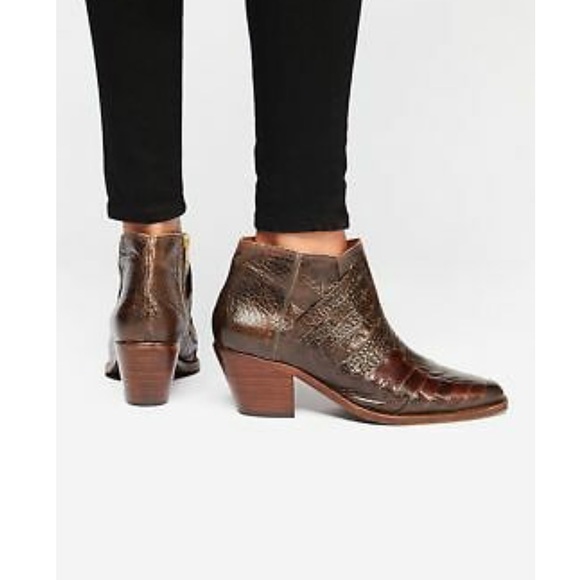 Free People Emmett Western Boot Bootie - Picture 4 of 4